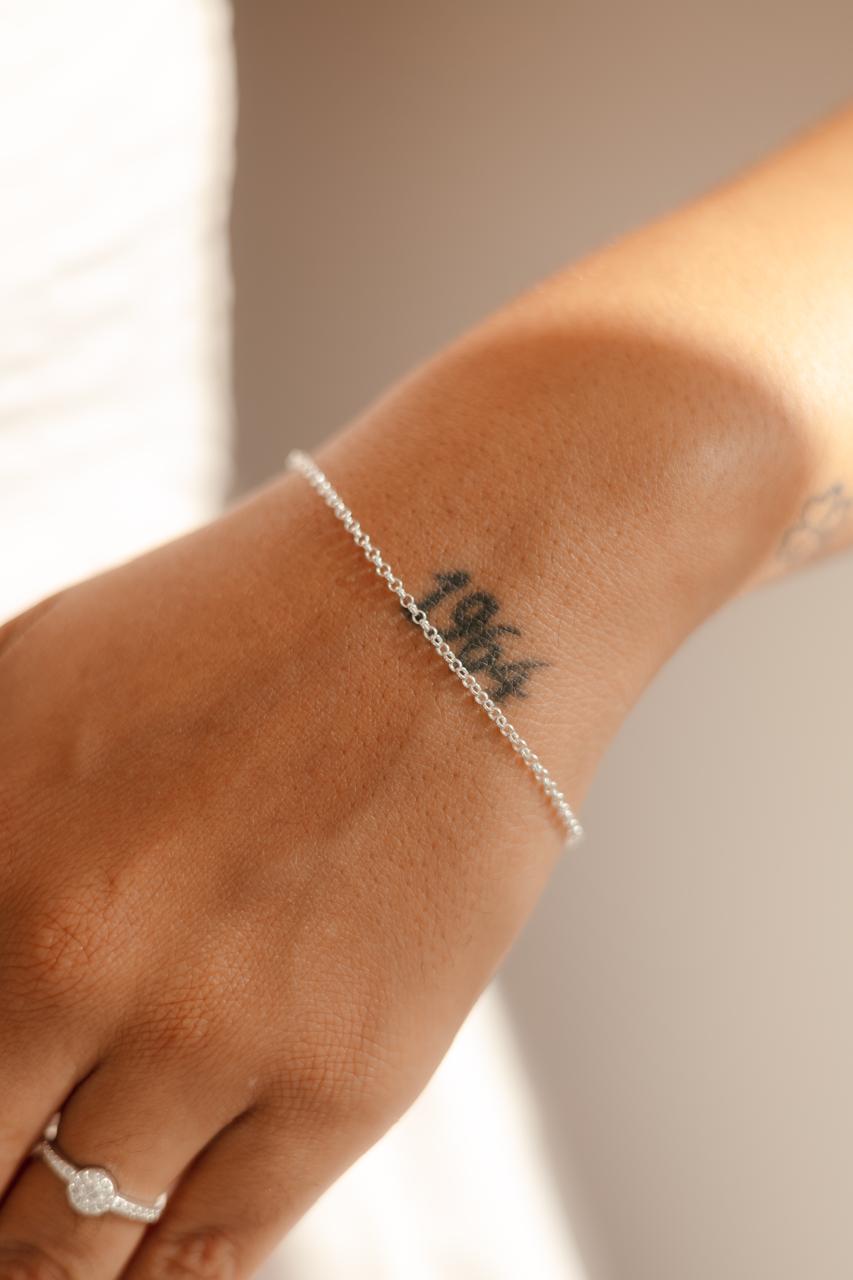 Pulseira elo português  