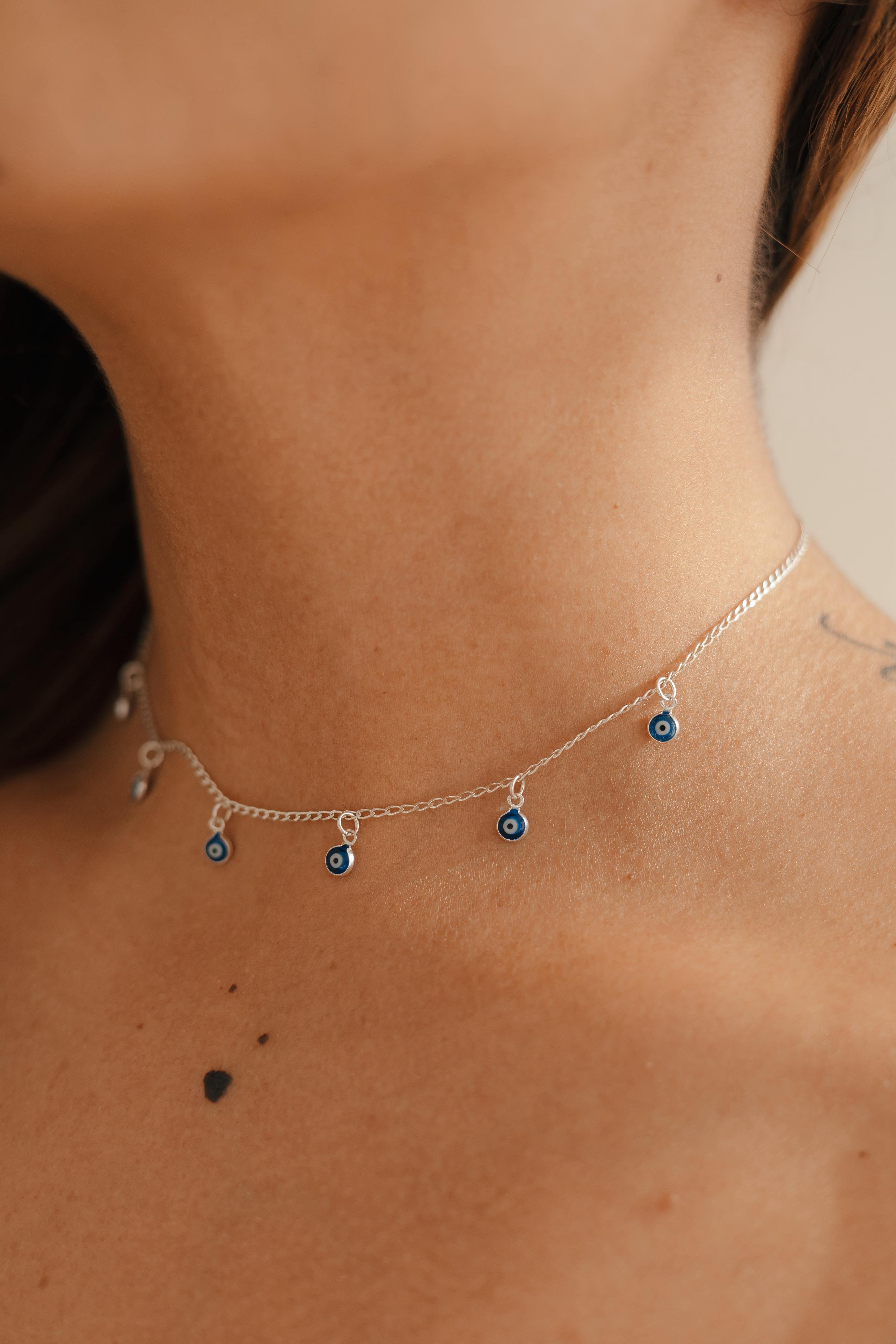 Choker olho grego